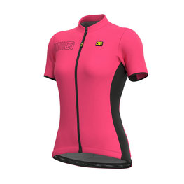 ALÉ Kurzarm Fahrradtrikot - COLOR BLOCK LADY - Rosa
