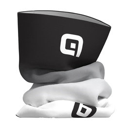 ALÉ Fahrrad-Nackenwärmer - FADE - Weiß/Schwarz