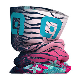 ALÉ Fahrrad-Nackenwärmer - SAVANA - Rosa/Blau