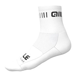 ALÉ Klassische Fahrradsocken - STRADA Q-SKIN - Weiß
