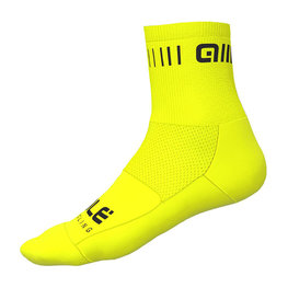 ALÉ Klassische Fahrradsocken - STRADA Q-SKIN  - Gelb