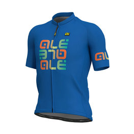 ALÉ Kurzarm Fahrradtrikot - MIRROR - Blau