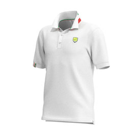 ALÉ Kurzarm Fahrrad-Shirt - POLO  - Weiß