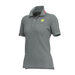 ALÉ Kurzarm Fahrrad-Shirt - POLO LADY - Grau