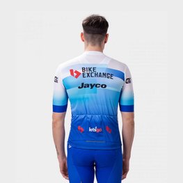 ALÉ Kurzarm Fahrradtrikot - BIKE EXCHANGE 2022 - Weiß/Blau
