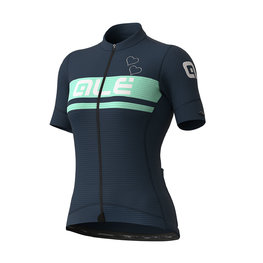 ALÉ Kurzarm Fahrradtrikot - PRS CRYSTAL LADY - Blau