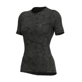 ALÉ Kurzarm Fahrrad-Shirt - PETUNIA LADY - Schwarz