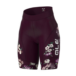 ALÉ Fahrradshorts ohne Träger - FIORI LADY - bordeaux