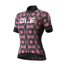 ALÉ Kurzarm Fahrradtrikot - GARDA LADY - Schwarz/Rosa