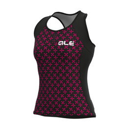 ALÉ Ärmelloses Fahrradtrikot - HELIOS LADY - Rosa/Schwarz