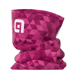ALÉ Fahrrad-Nackenwärmer - TRIANGLES - Lila/Rosa