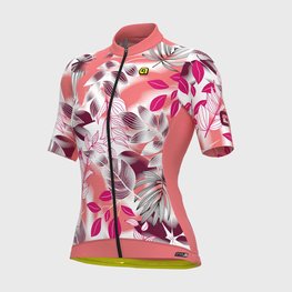 ALÉ Kurzarm Fahrradtrikot - PR-S GARDEN LADY - Rosa/bordeaux/Weiß