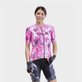 ALÉ Kurzarm Fahrradtrikot - PR-R AMAZZONIA LADY - Weiß/Rosa