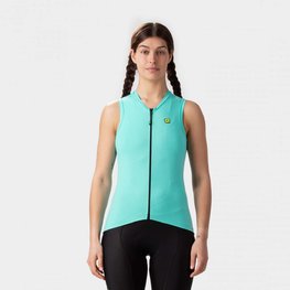 ALÉ Ärmelloses Fahrradtrikot - COLOR BLOCK LADY - Hellblau