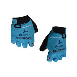 GIORDANA Fingerlose Fahrradhandschuhe - ASTANA 2018 - Hellblau