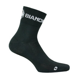 BIANCHI MILANO Klassische Fahrradsocken - ASFALTO - Schwarz