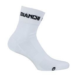 BIANCHI MILANO Klassische Fahrradsocken - ASFALTO - Weiß