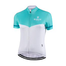 BIANCHI MILANO Kurzarm Fahrradtrikot - GINOSA LADY - Blau/Weiß