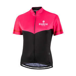 BIANCHI MILANO Kurzarm Fahrradtrikot - GINOSA LADY - Schwarz/Rosa