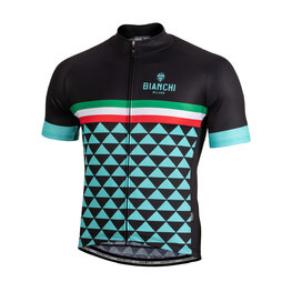 BIANCHI MILANO Kurzarm Fahrradtrikot - CODIGORO - Schwarz