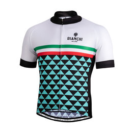 BIANCHI MILANO Kurzarm Fahrradtrikot - CODIGORO - Weiß