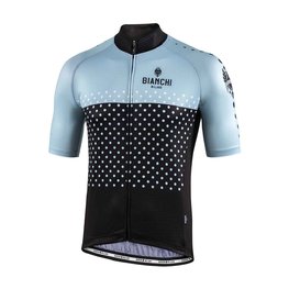 BIANCHI MILANO Kurzarm Fahrradtrikot - QUIRRA - Schwarz/Hellblau