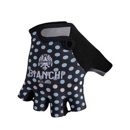 BIANCHI MILANO Fingerlose Fahrradhandschuhe - ENAS - Hellblau/Schwarz