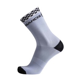 BIANCHI MILANO Klassische Fahrradsocken - MAIORI - Schwarz/Hellblau