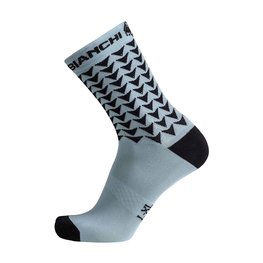 BIANCHI MILANO Klassische Fahrradsocken - MAIORI - Schwarz/Türkis