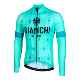 BIANCHI MILANO Langarm Fahrradtrikot für den Sommer - PERTICARA - Grün