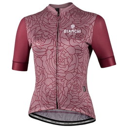 BIANCHI MILANO Kurzarm Fahrradtrikot - SOSIO LADY - Lila