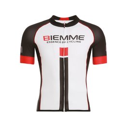 Kurzarm Fahrradtrikot - IDENTITY18 - Schwarz/Weiß/Rot