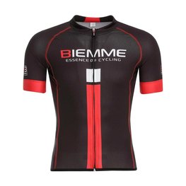 Kurzarm Fahrradtrikot - IDENTITY18 - Rot/Schwarz