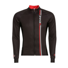 Langarm Fahrradtrikot für den Winter - BLADE WINTER - Schwarz/Rot