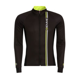 Langarm Fahrradtrikot für den Winter - BLADE WINTER - Gelb/Schwarz