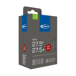 SCHWALBE Reifenschlauch - 27.5x2.10/3.00 FV 40mm (54/75-584) 200g Freeride - Schwarz