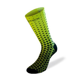 BIOTEX Klassische Fahrradsocken - SMART POIS - Schwarz/Gelb