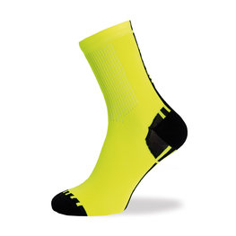 BIOTEX Klassische Fahrradsocken - RACE - Schwarz/Gelb