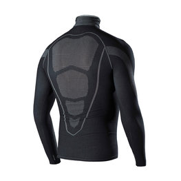 BIOTEX Langarm Fahrrad-Shirt - POWERFLEX WARM - Schwarz
