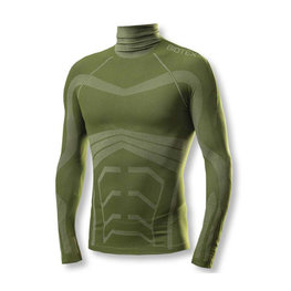 BIOTEX Langarm Fahrrad-Shirt - POWERFLEX WARM - Grün