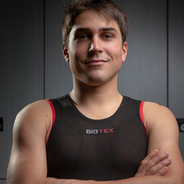 BIOTEX Fahrrad-Muskelshirt - SUN  - Schwarz