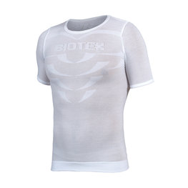 BIOTEX Kurzarm Fahrrad-Shirt - BIOFLEX WARM - Weiß