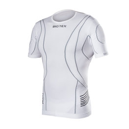 BIOTEX Kurzarm Fahrrad-Shirt - HIGHTECH WARM - Weiß