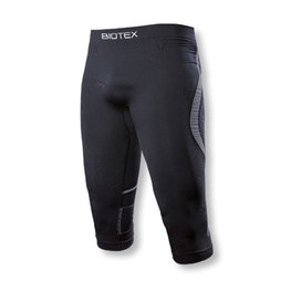 BIOTEX 3/4 lange Fahrradhose ohne Träger - PIRATA - Schwarz