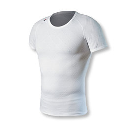 BIOTEX Kurzarm Fahrrad-Shirt - REFLEX PLUS - Weiß