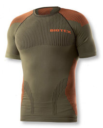 BIOTEX Kurzarm Fahrrad-Shirt - BIOFLEX RAGLAN - Grün