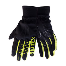 BIOTEX Langfinger-Fahrradhandschuhe - SUPERWARM - Schwarz/Gelb