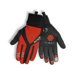BIOTEX Langfinger-Fahrradhandschuhe - ARTIC GEL - Rot/Schwarz