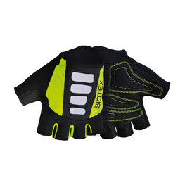 BIOTEX Fingerlose Fahrradhandschuhe - MESH RACE  - Gelb/Schwarz