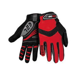 BIOTEX Langfinger-Fahrradhandschuhe - SUMMER - Rot/Schwarz